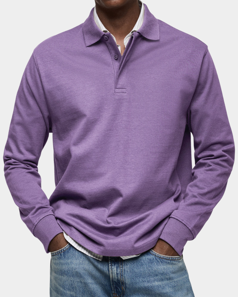 Lucca | Polo a Maniche Lunghe Premium
