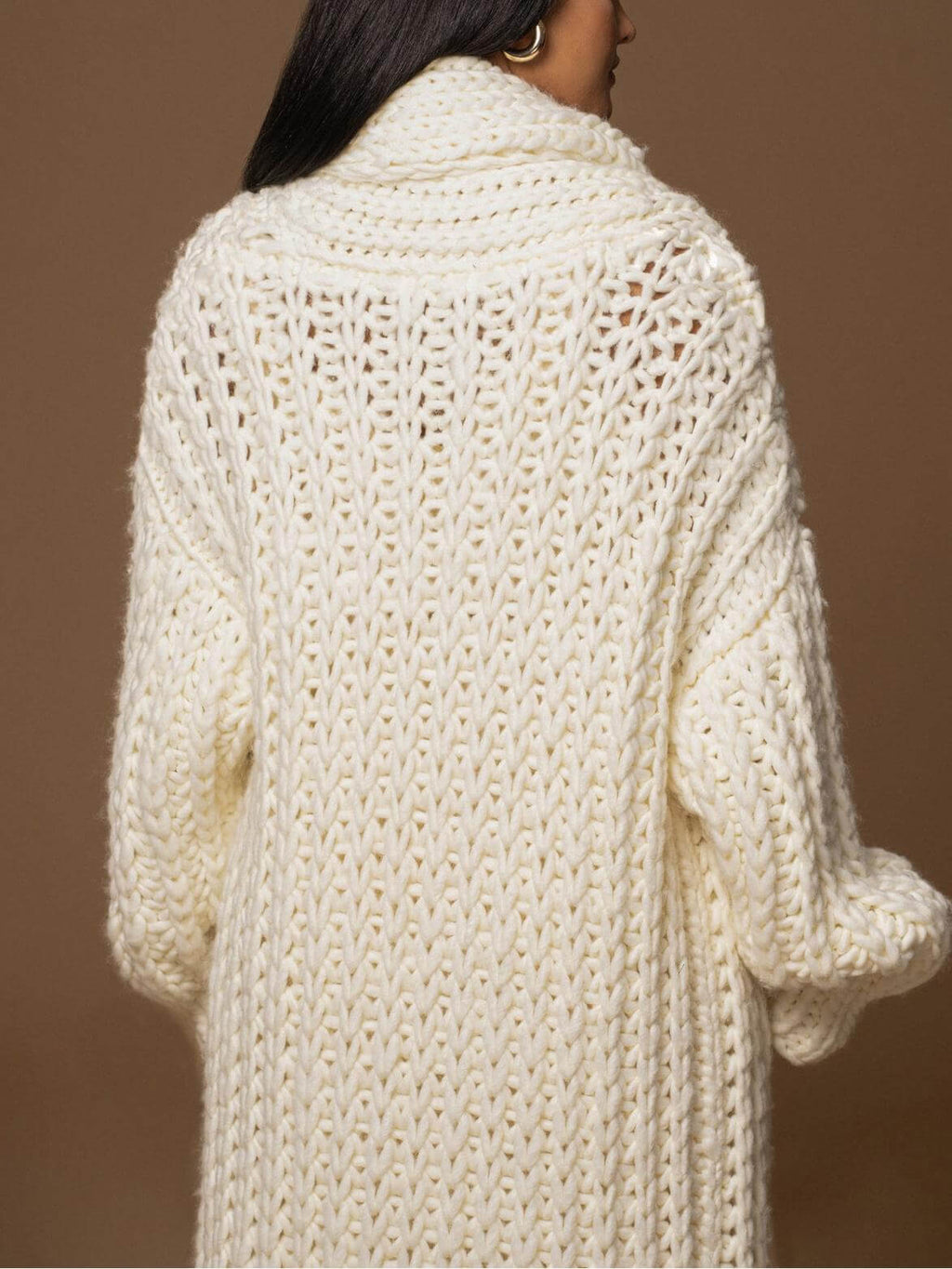 Ivory™| Cappotto in Maglia