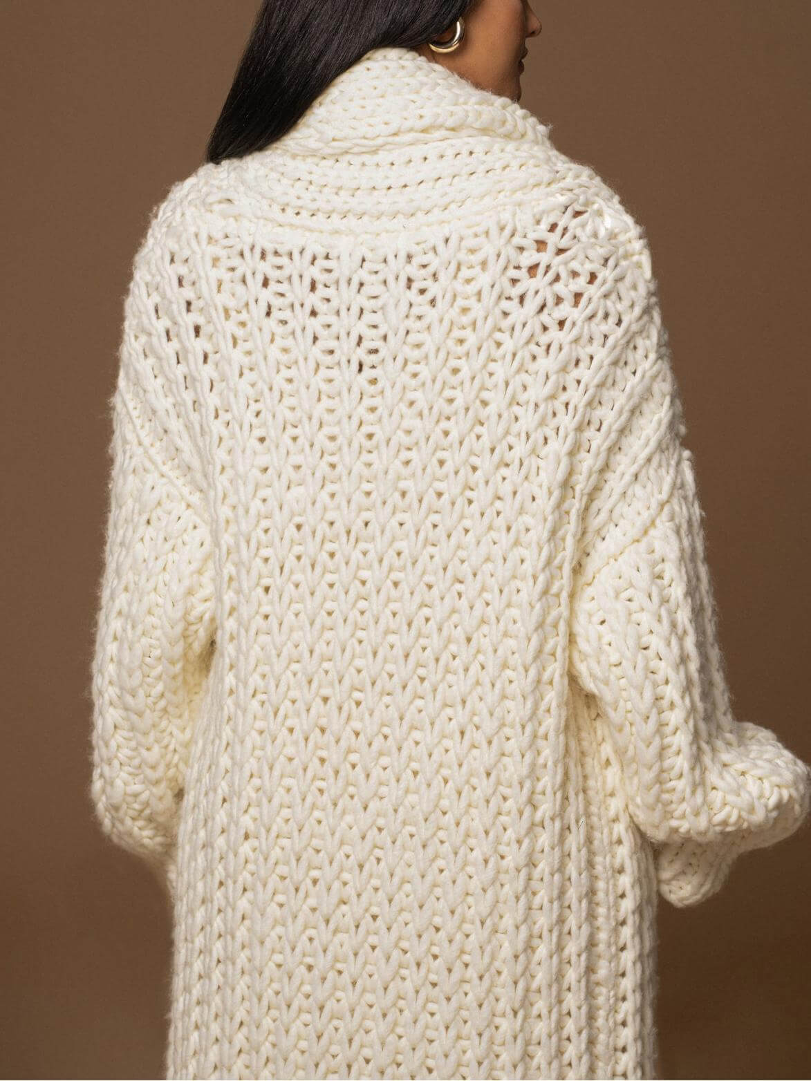 Ivory™| Cappotto in Maglia