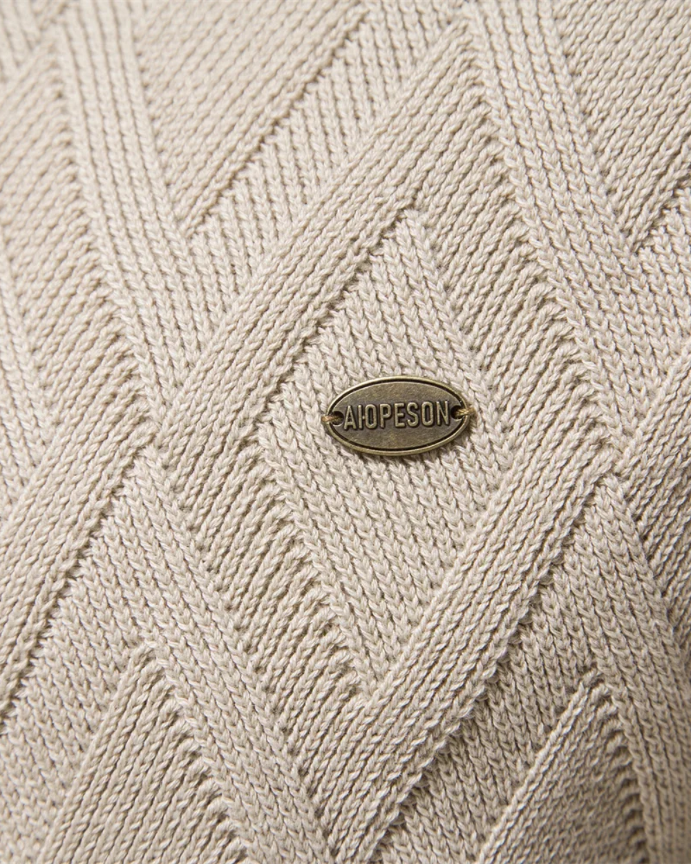 Maglione da Uomo con Design a Quadri