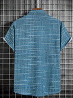 Camicia Haroyan con motivo a righe a quadri alla moda