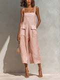 Léna | Combinazione elegante con spalline sottili e gambe larghe