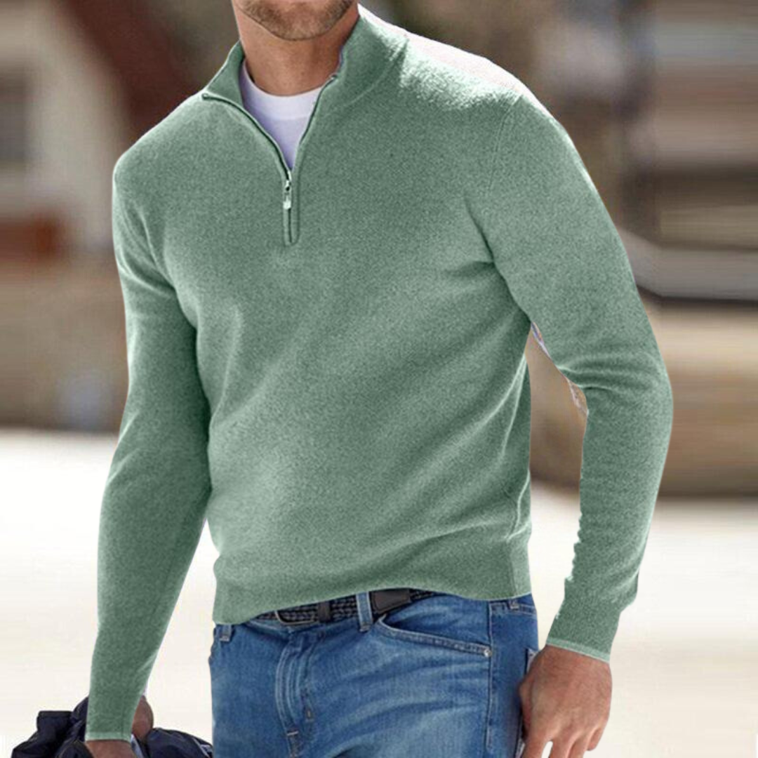 Martijn | Maglione Premium a Mezzo Zip