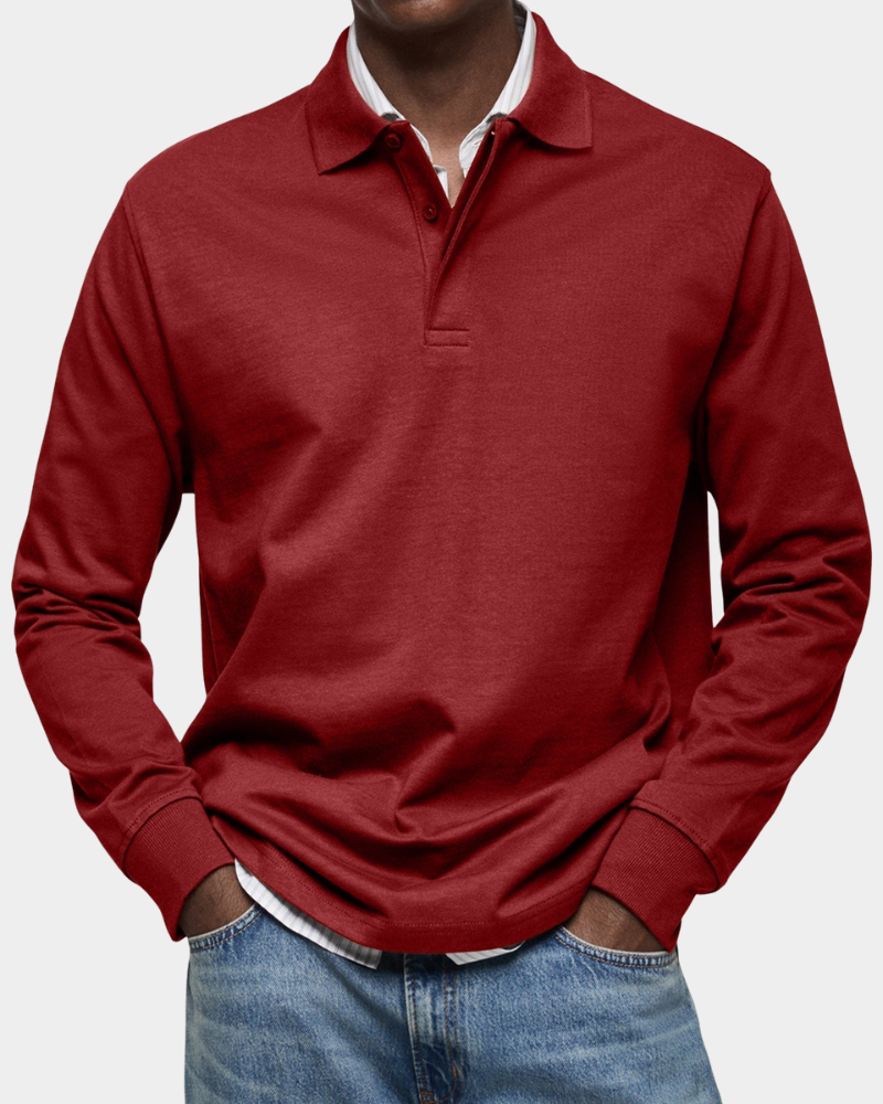 Lucca | Polo a Maniche Lunghe Premium