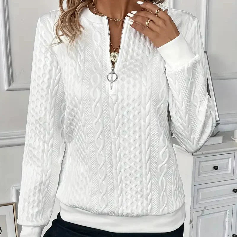 LUCIA I Maglione con zip