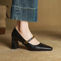 Marleon Pumps in Pelle con Cinturini
