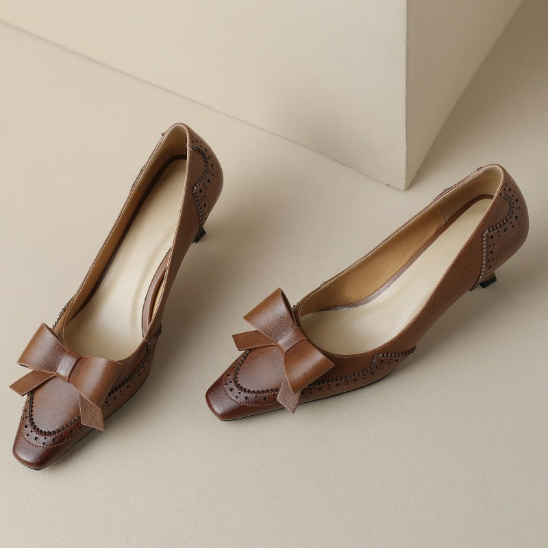 Célora Scarpe con Tacco in Pelle