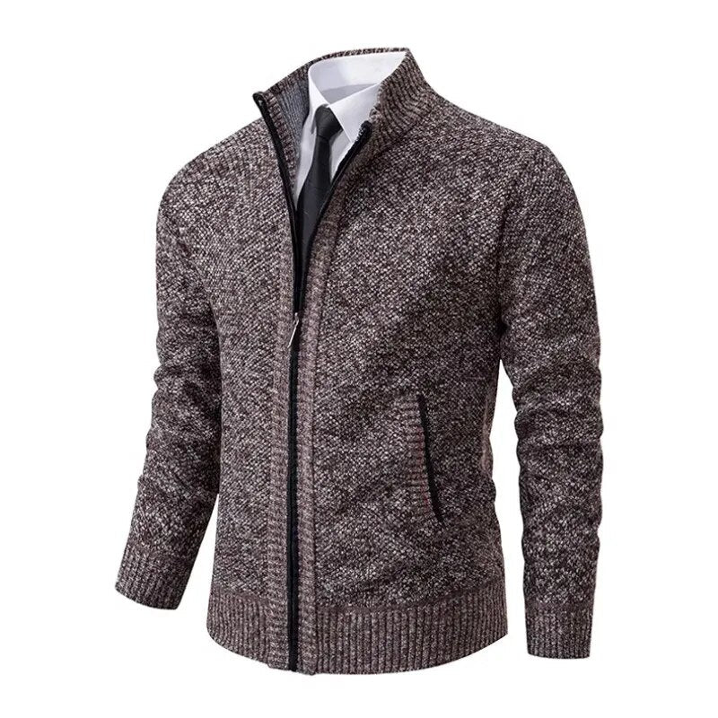 Leon | Maglione con zip e vita sagomata