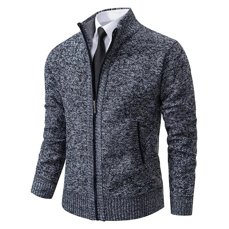 Leon | Maglione con zip e vita sagomata