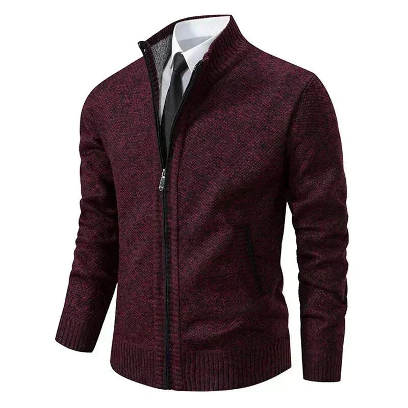 Leon | Maglione con zip e vita sagomata