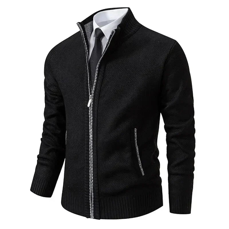 Leon | Maglione con zip e vita sagomata