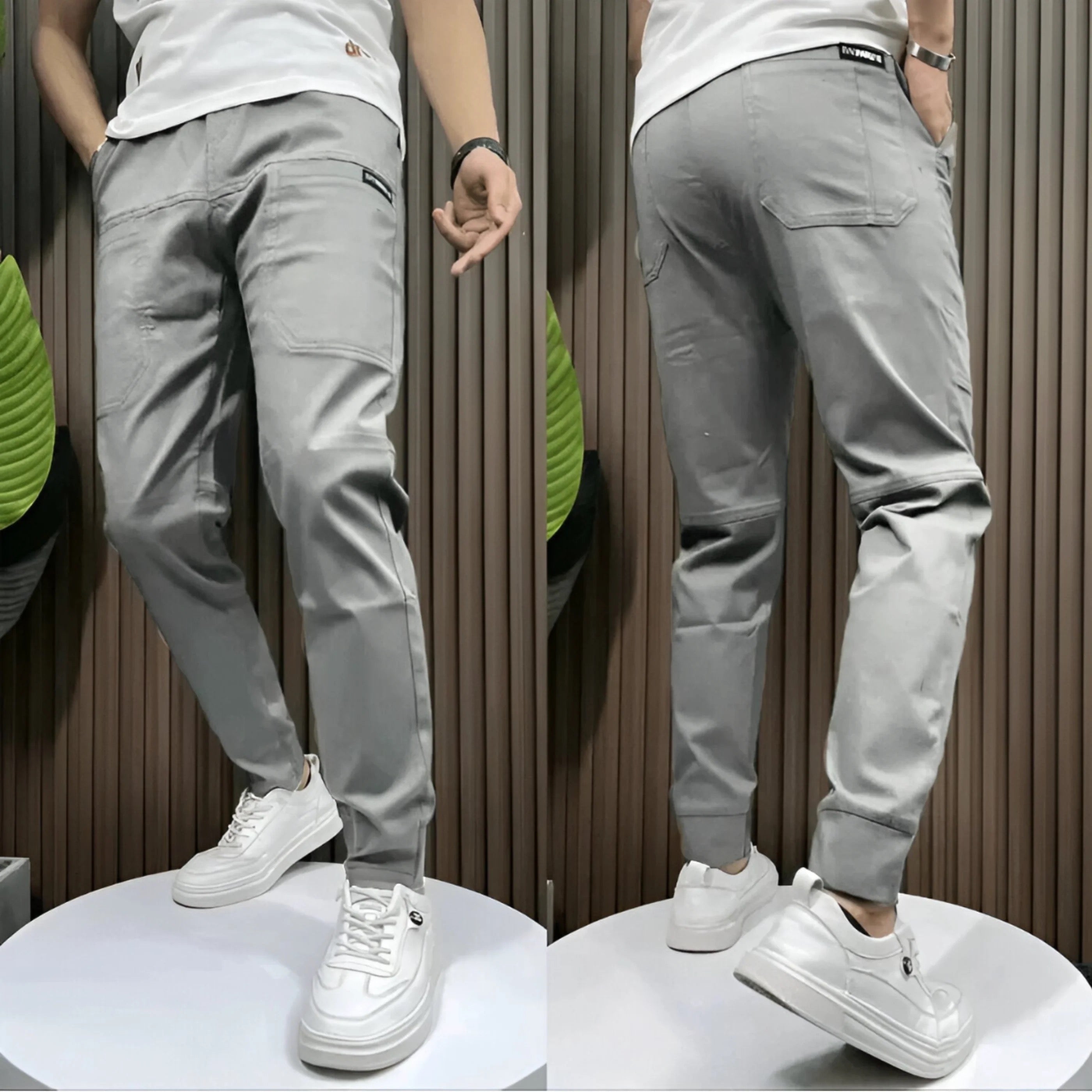 Tommaso | Pantaloni Cargo Premium-Elastik