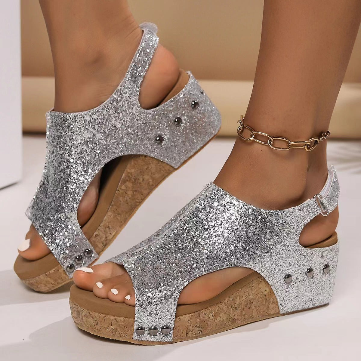 Briellae - Sandalo con zeppa