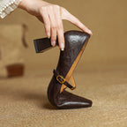 Marleon Pumps in Pelle con Cinturini