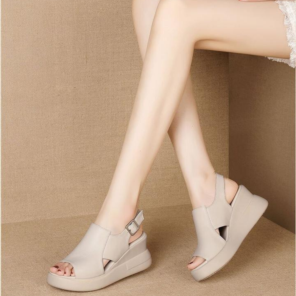 Deloria™ | Sandali Slingback Wedge Ortopedici