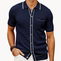 Zalecta | Polo a Righe con Contrasto