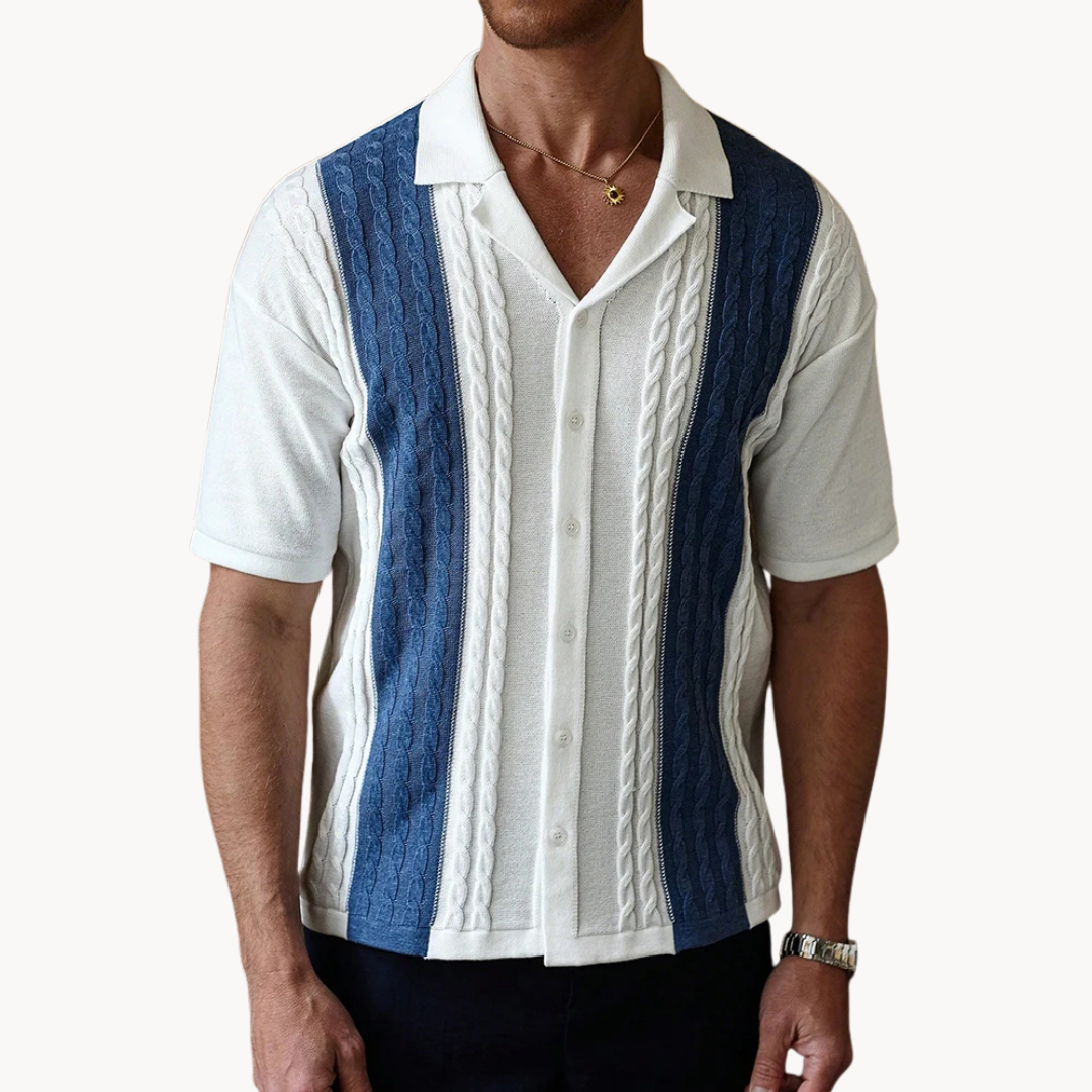 Zalecta | Camicia a Pannelli Striata
