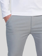 Felix Pantaloni Slim Fit Stretch Uomo - Grigio Chiaro