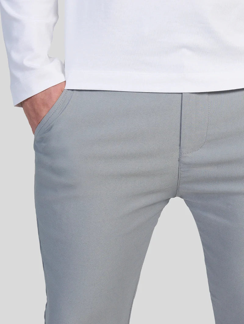 Felix Pantaloni Slim Fit Stretch Uomo - Grigio Chiaro