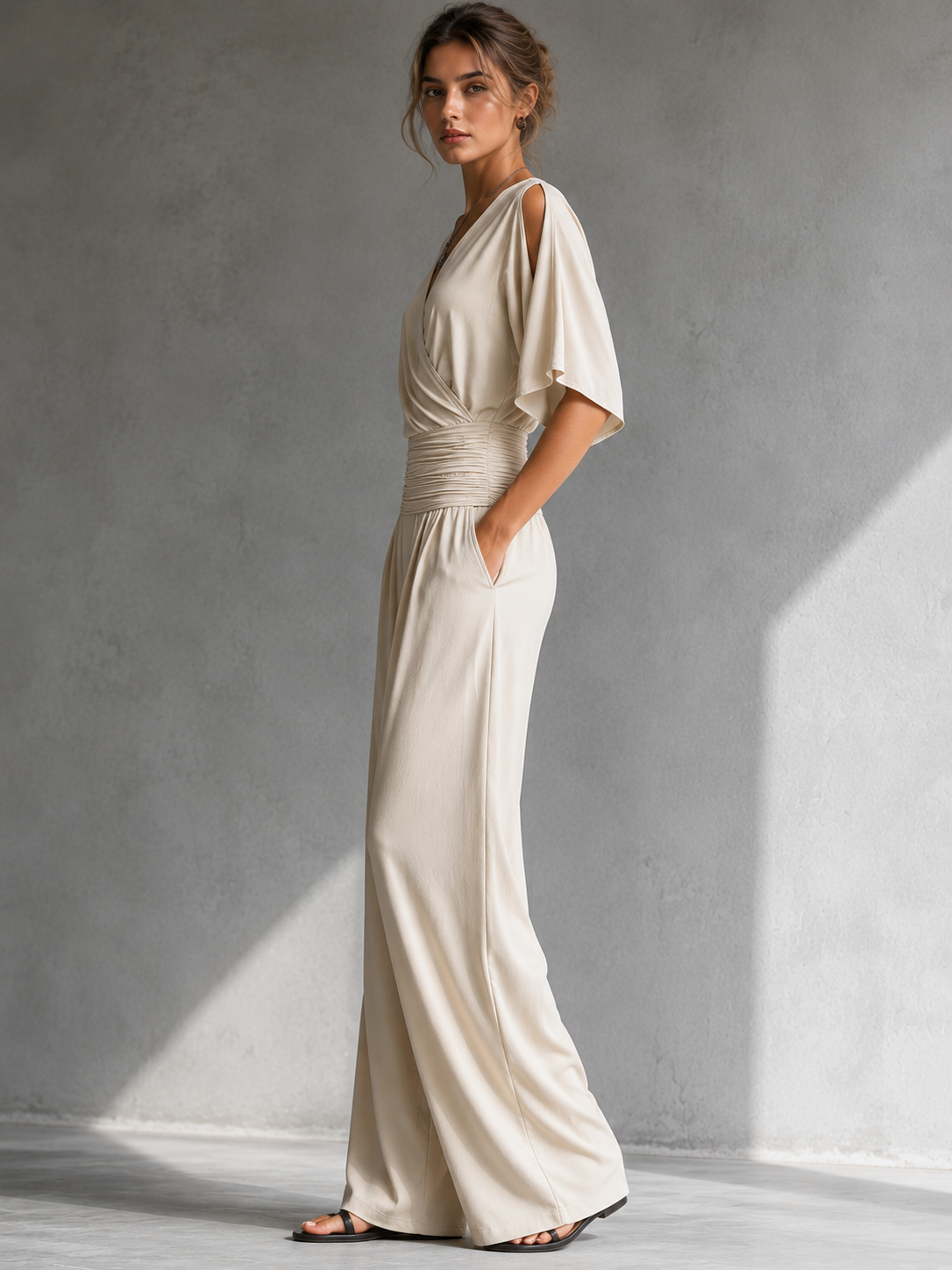 Aline | Combinazione Elegante a Cuore con Gambe Larghe