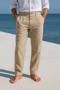 MORETTI MILANO | Pantaloni in Lino Leggeri
