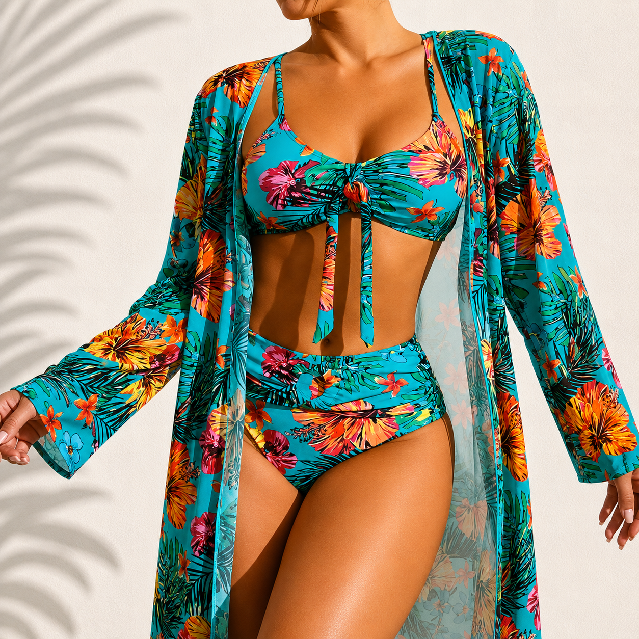 DELACROIX | Bikini 3 Pezzi Elegante Tropicale Marie