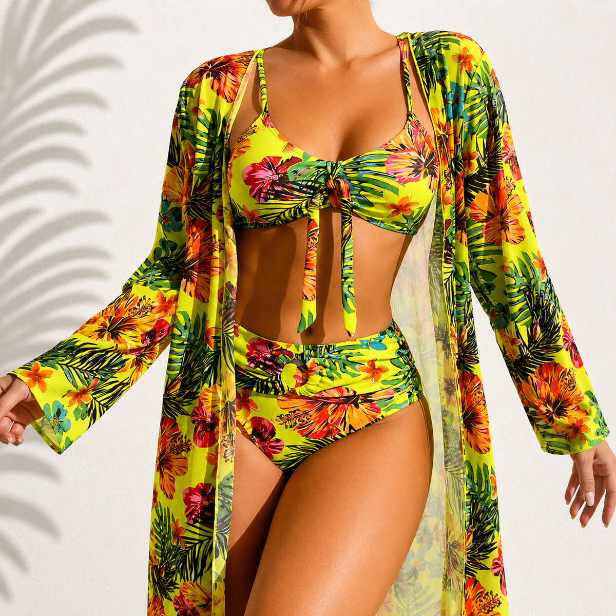 DELACROIX | Bikini 3 Pezzi Elegante Tropicale Marie