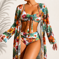 DELACROIX | Bikini 3 Pezzi Elegante Tropicale Marie