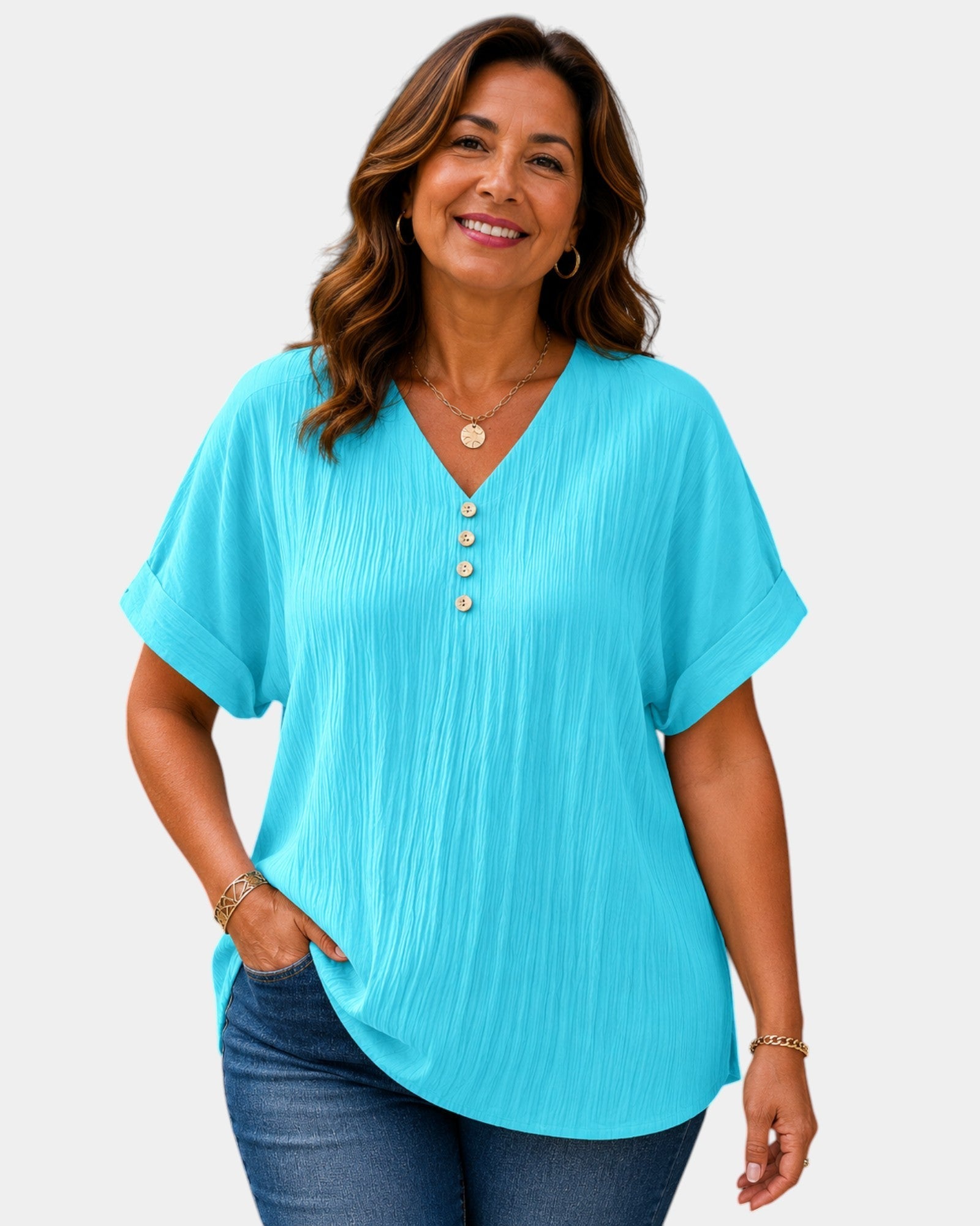 Alwena | Blusa con scollatura a V