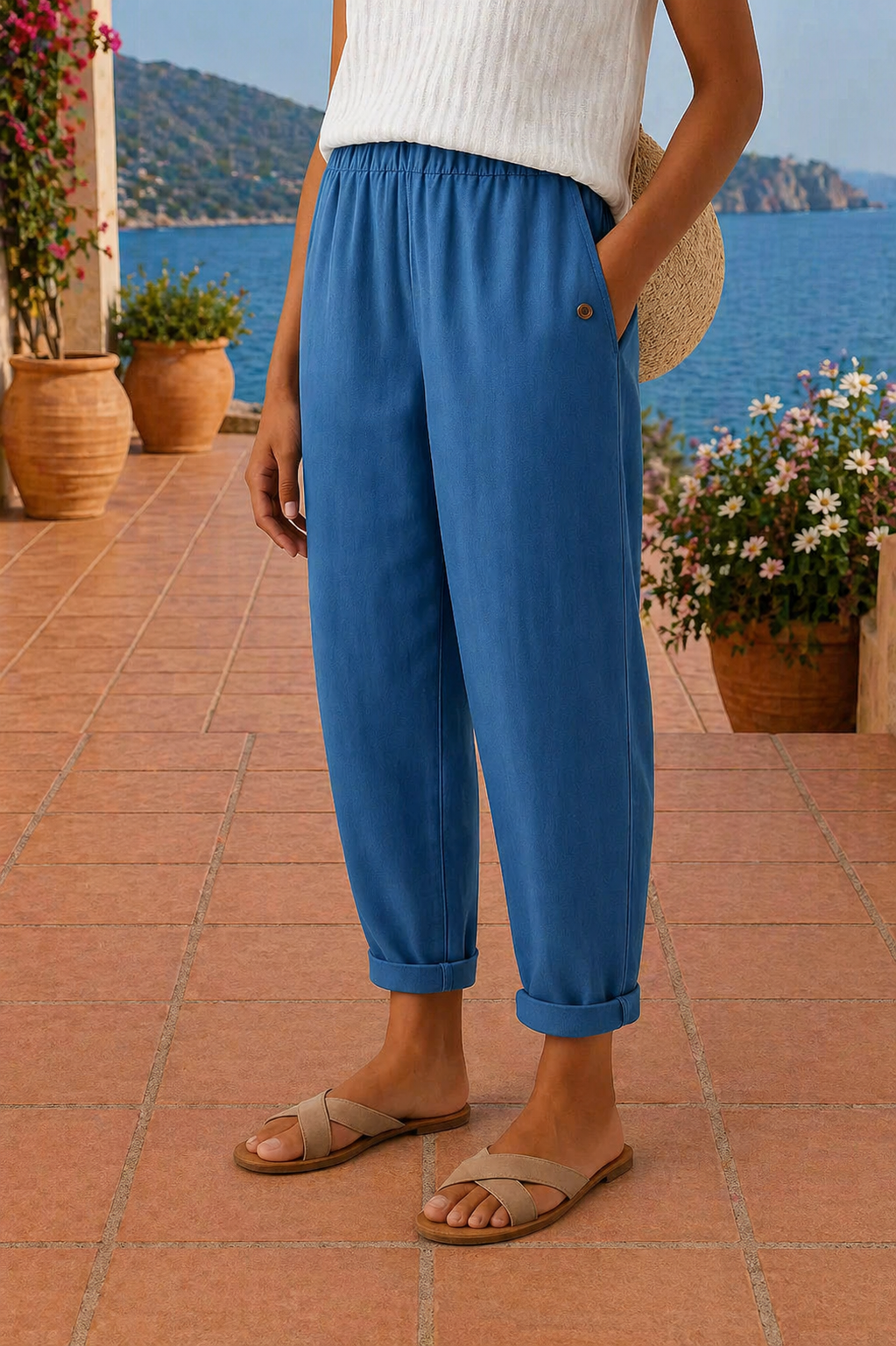 Margaux | Pantaloni in lino leggeri