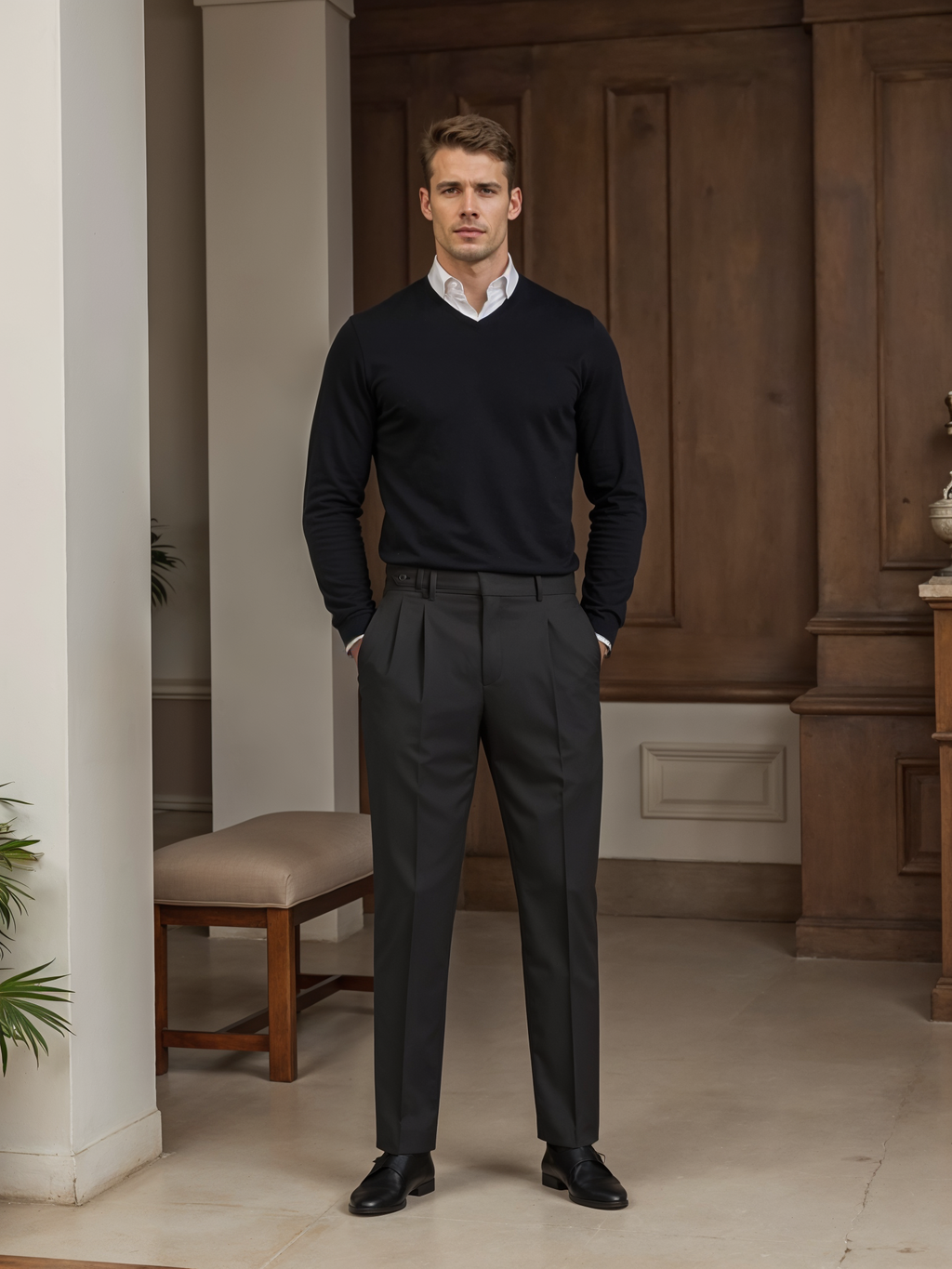 Otori: Pantaloni Plissettati Premium