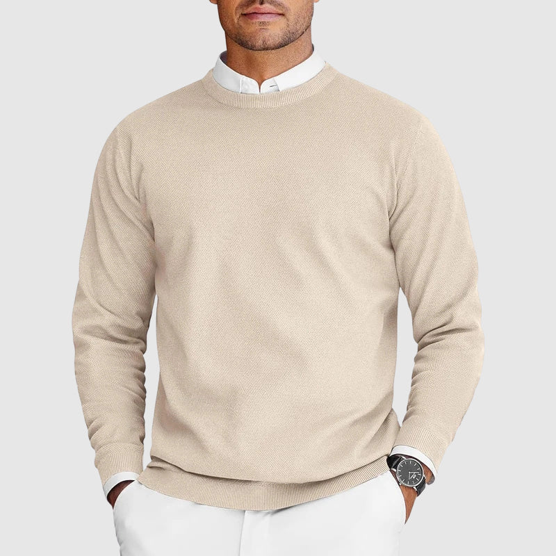 Emile | Maglione da Uomo Curato con Collo Rotondo
