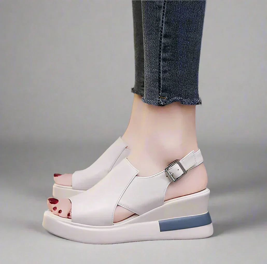 Deloria™ | Sandali Slingback Wedge Ortopedici