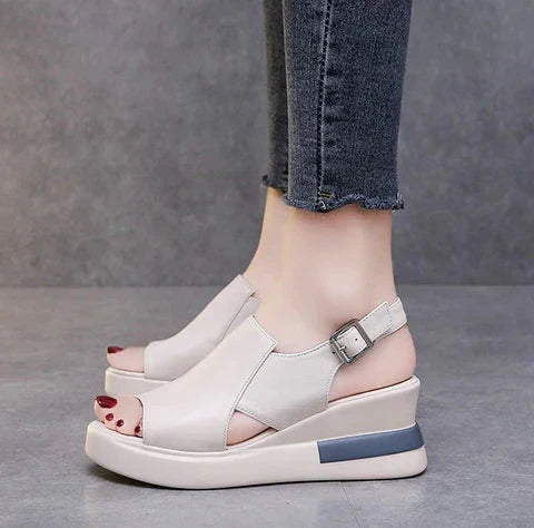 Deloria™ | Sandali Slingback Wedge Ortopedici