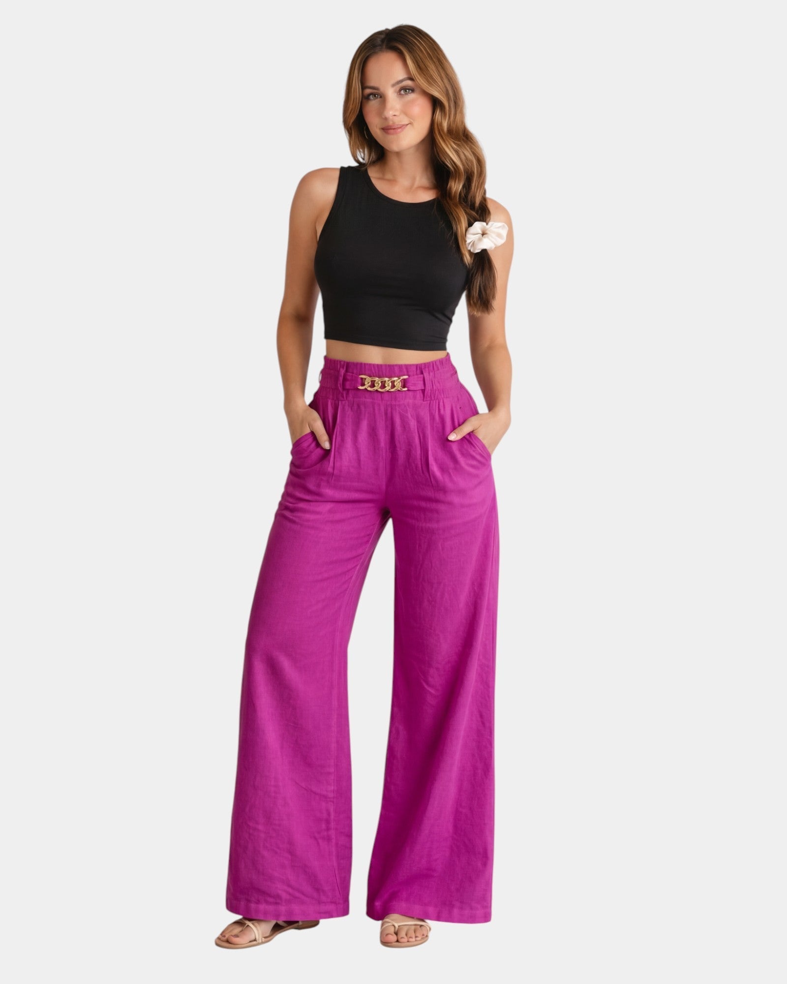 Audrey | Pantaloni larghi eleganti