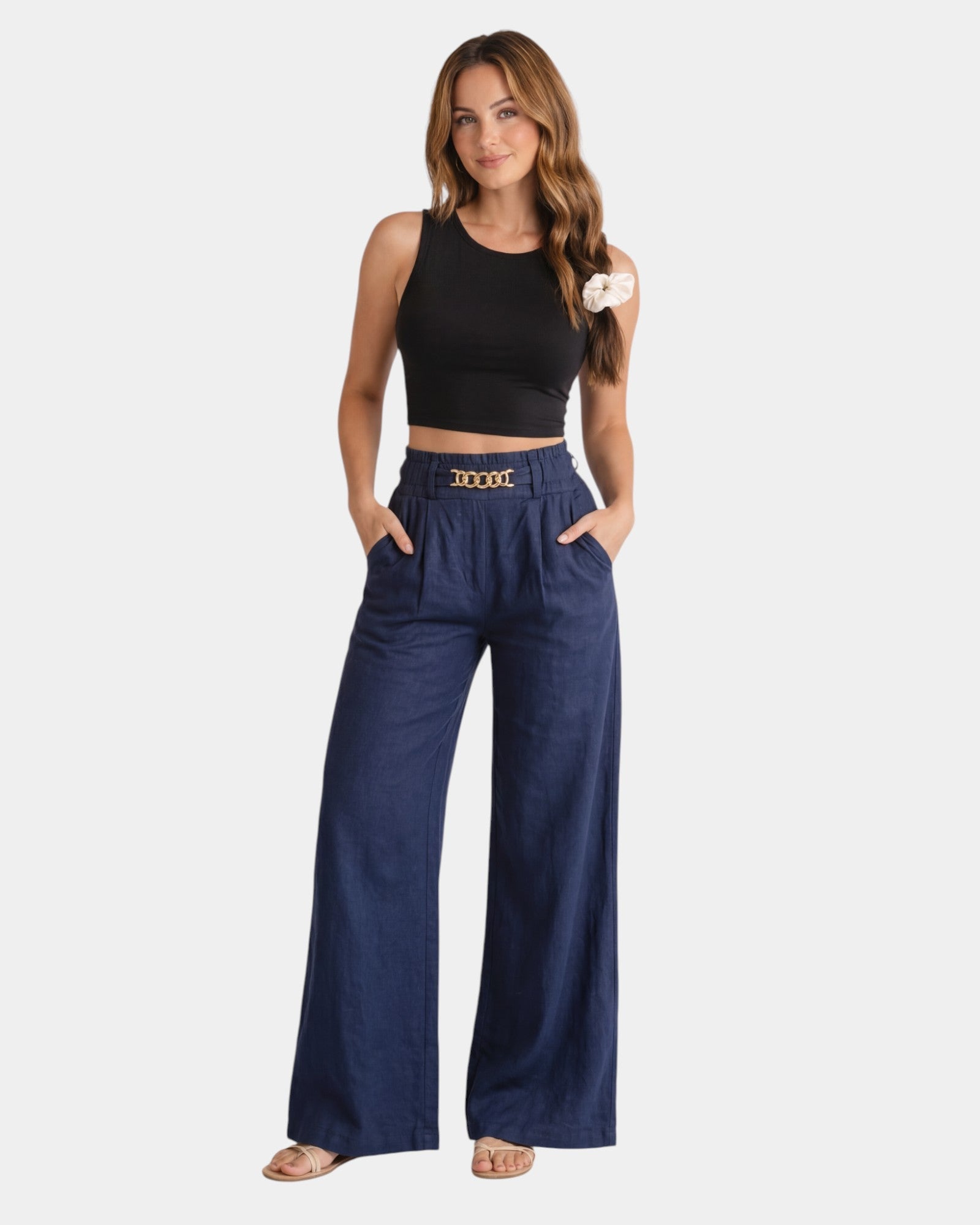 Audrey | Pantaloni larghi eleganti
