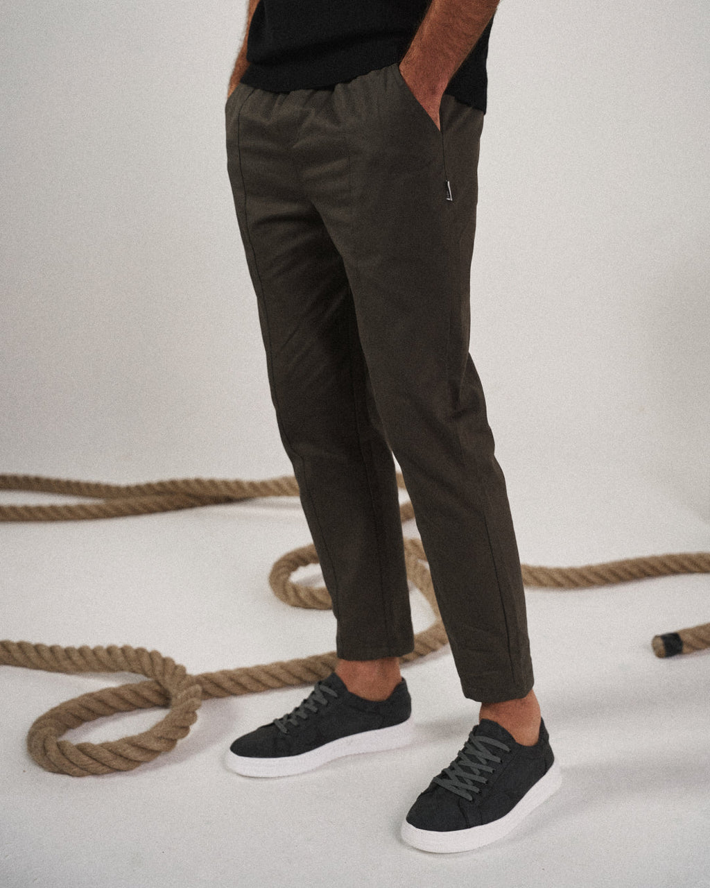 BERGLAUF | PANTALONI DA JOGGING UOMO CON GAMBA SFOGLIATA