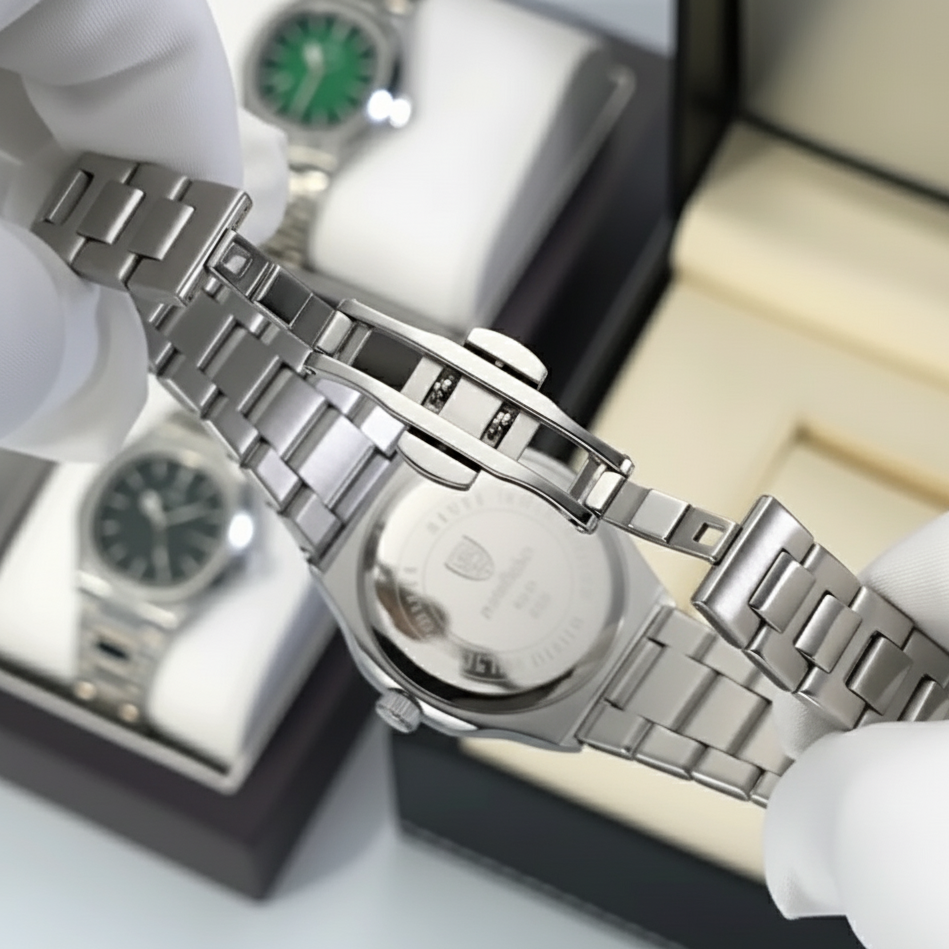 Orologio da Uomo Iconic Luxe in Acciaio Inossidabile - Orologio Argento Classico