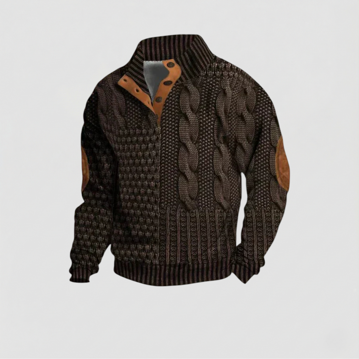 Maglione Vintage André per Uomini - Pullover Retro Classico