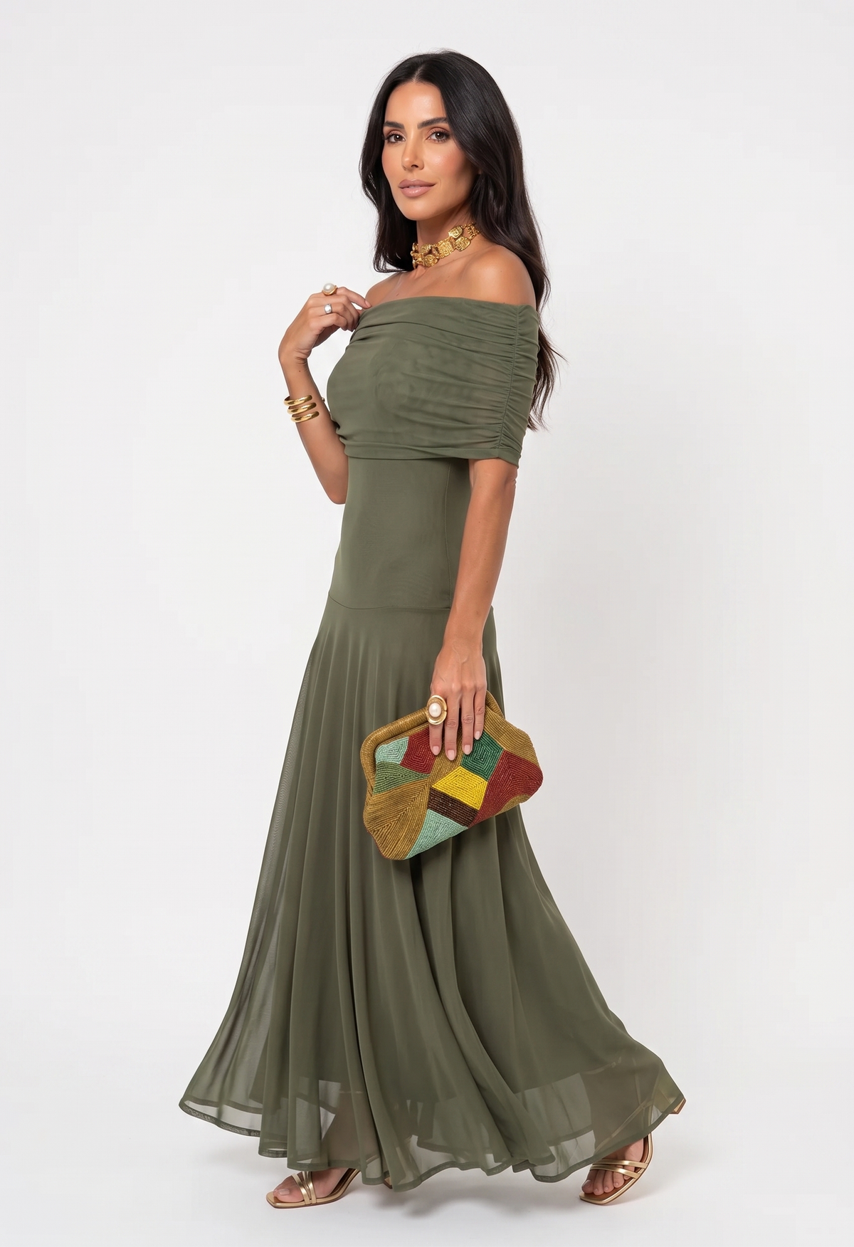 Jeanine | Abito lungo elegante e minimalista