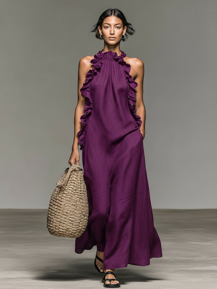 Gladys™ | Abito maxi con tasche