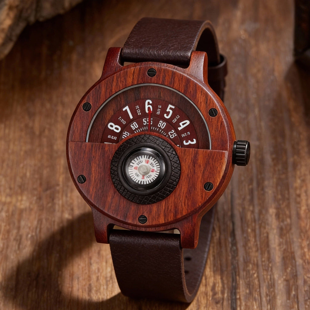Orologio in Legno Helvani