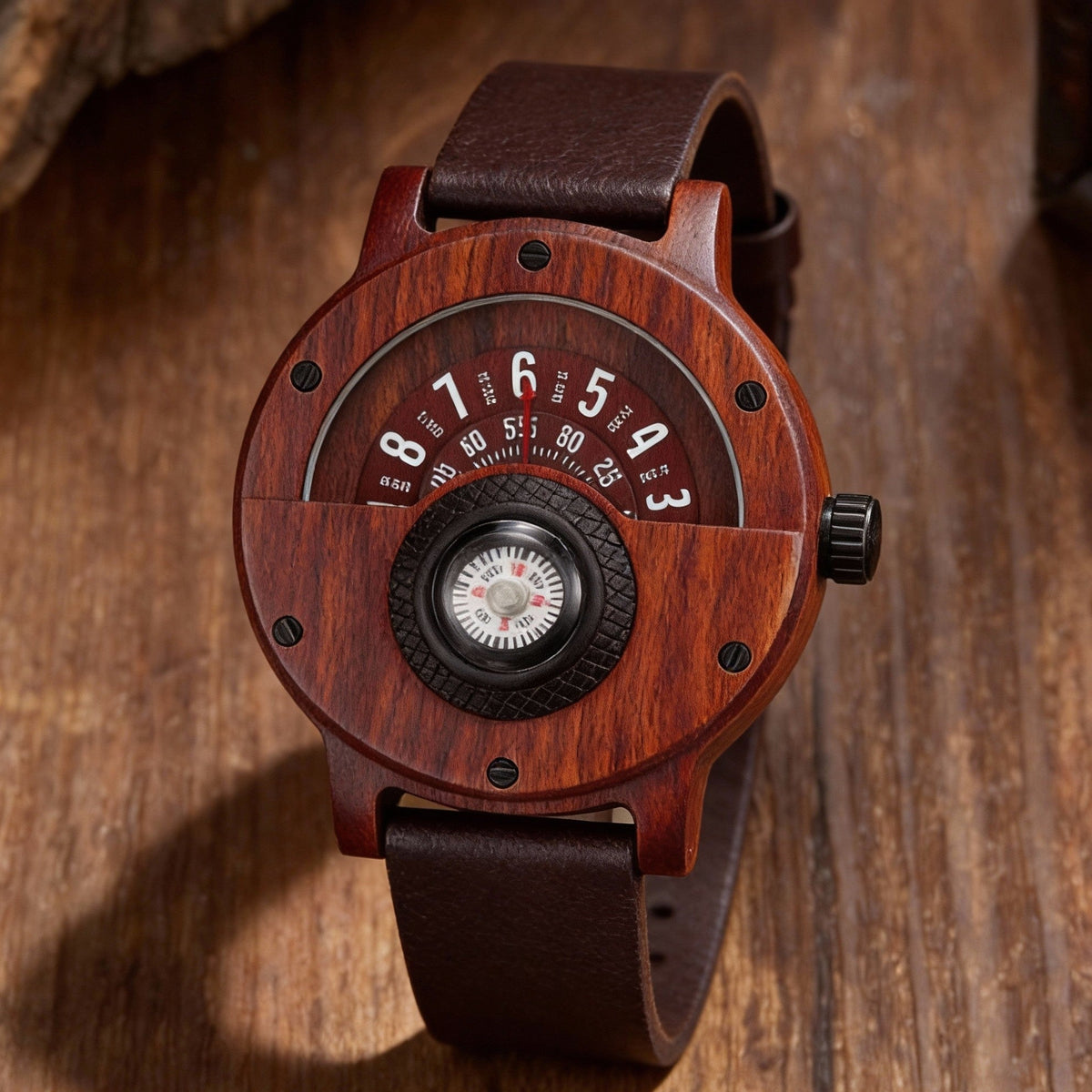 Orologio in Legno Helvani