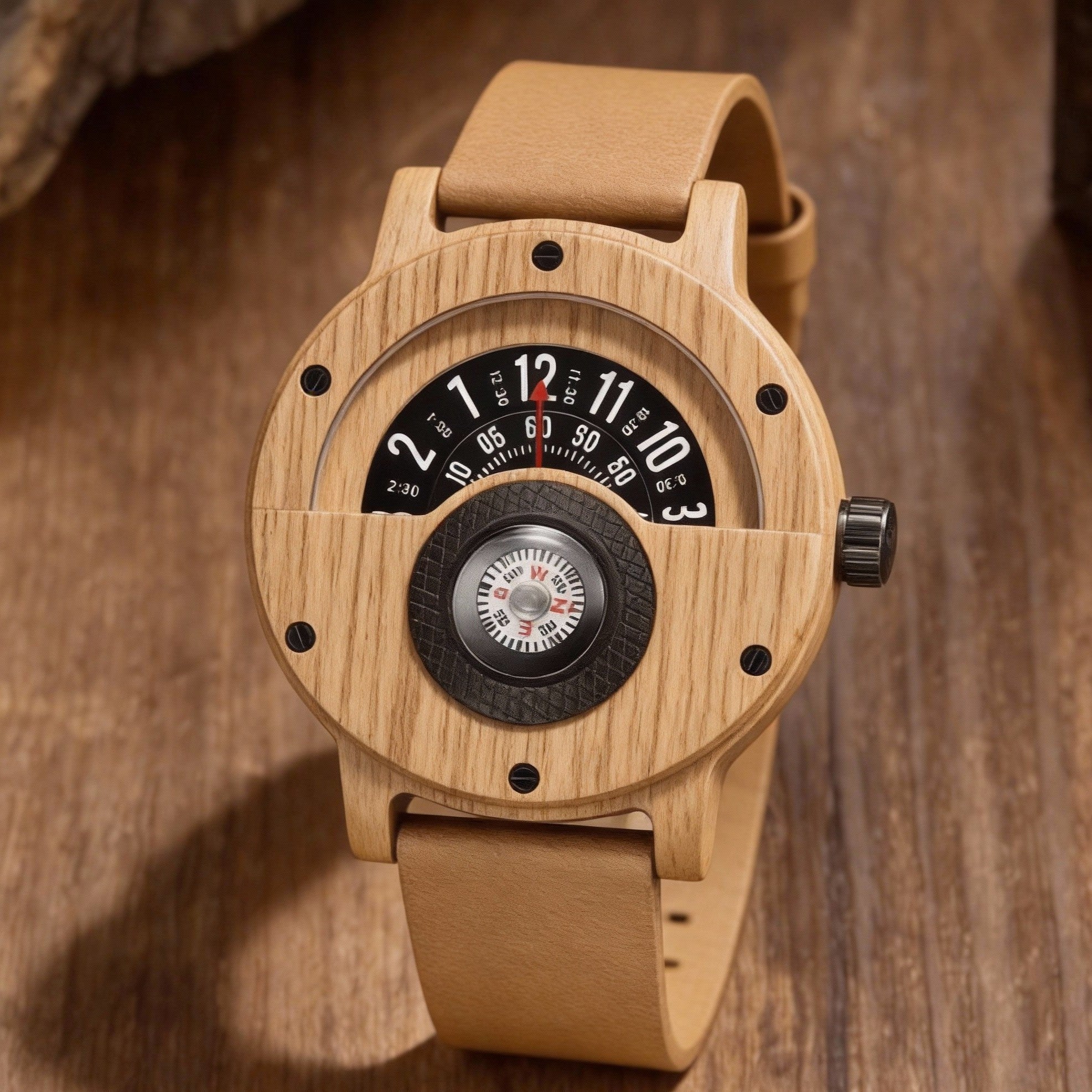 Orologio in Legno Helvani