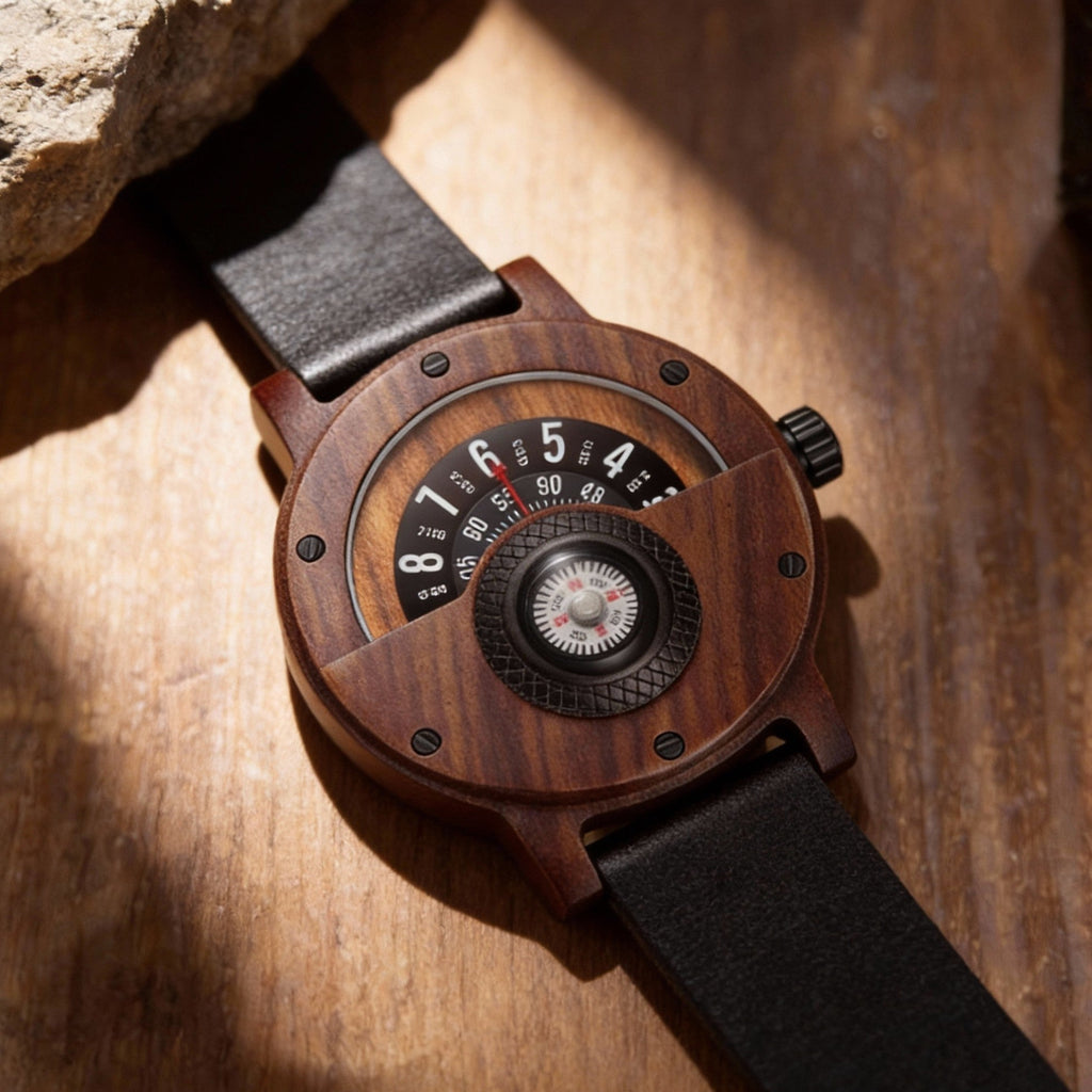 Orologio in Legno Helvani