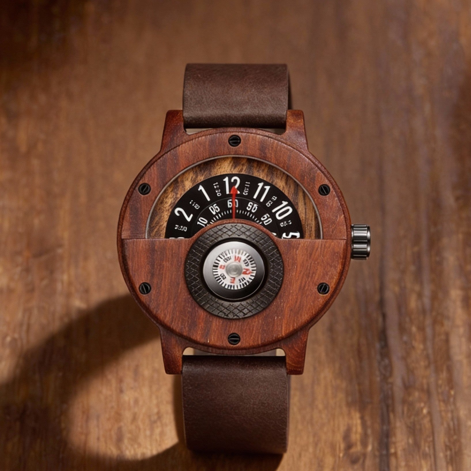Orologio in Legno Helvani