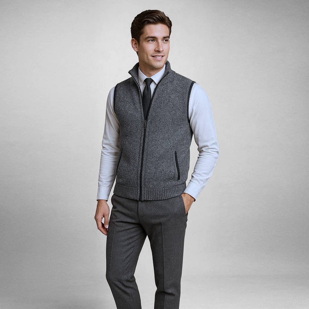Willem | Gilet con Zip Senza Maniche