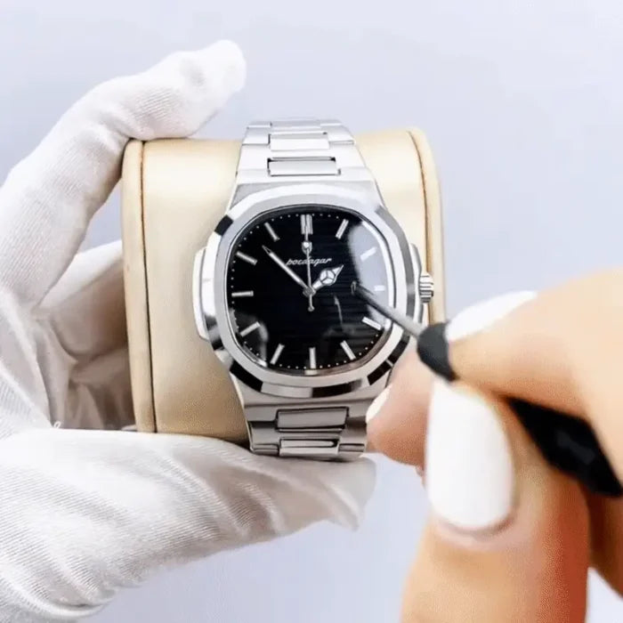 Orologio da Uomo Iconic Luxe in Acciaio Inossidabile - Orologio Argento Classico
