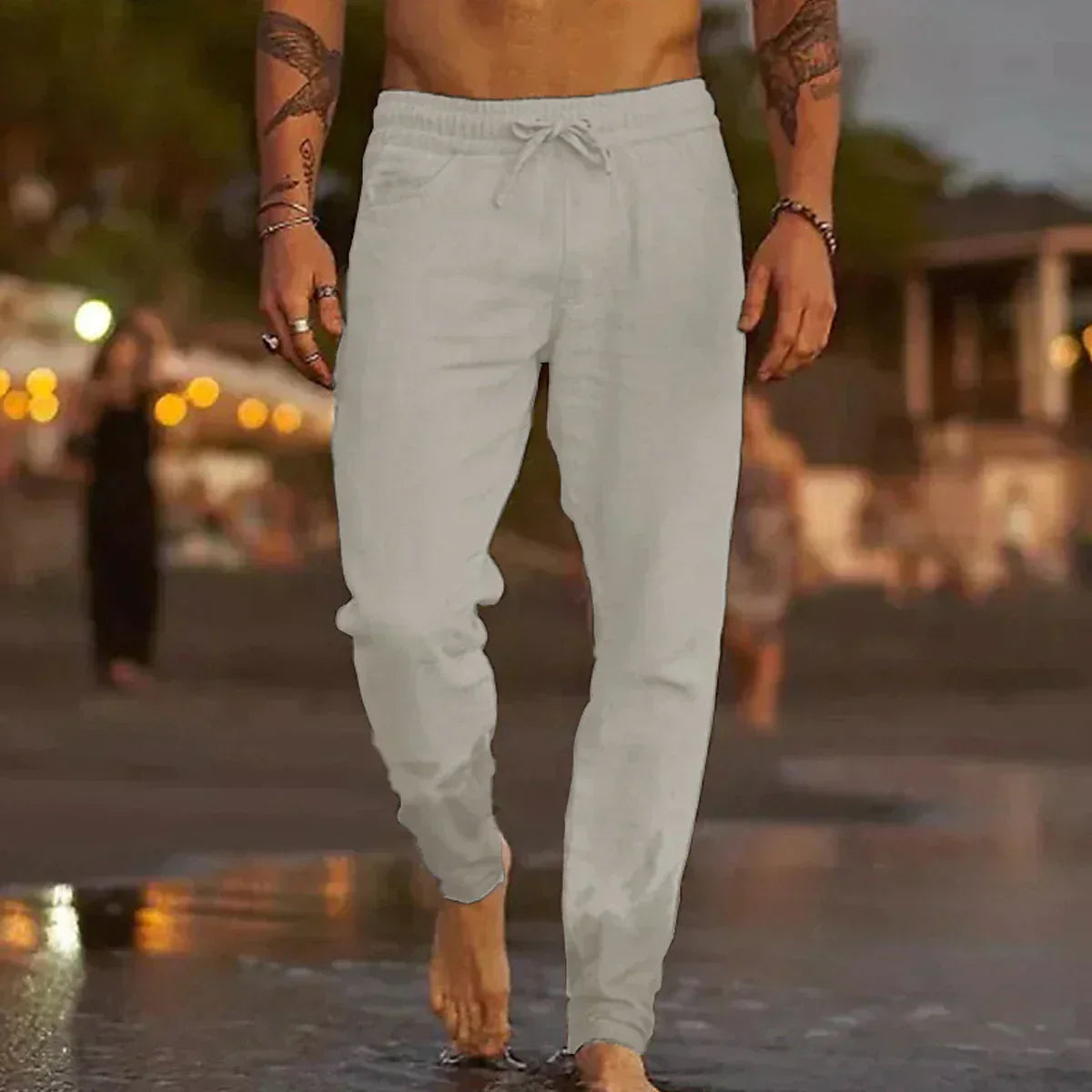 Alfredo | Pantaloni in Lino Leggeri
