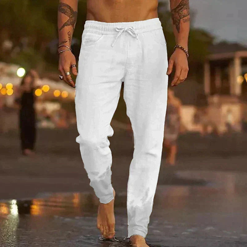 Alfredo | Pantaloni in Lino Leggeri